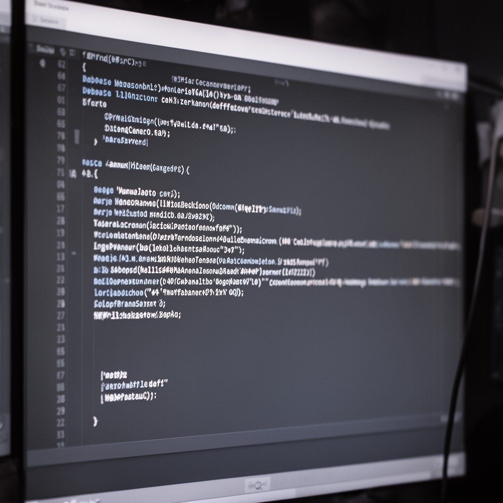 AI-generated illustration of C# programming language