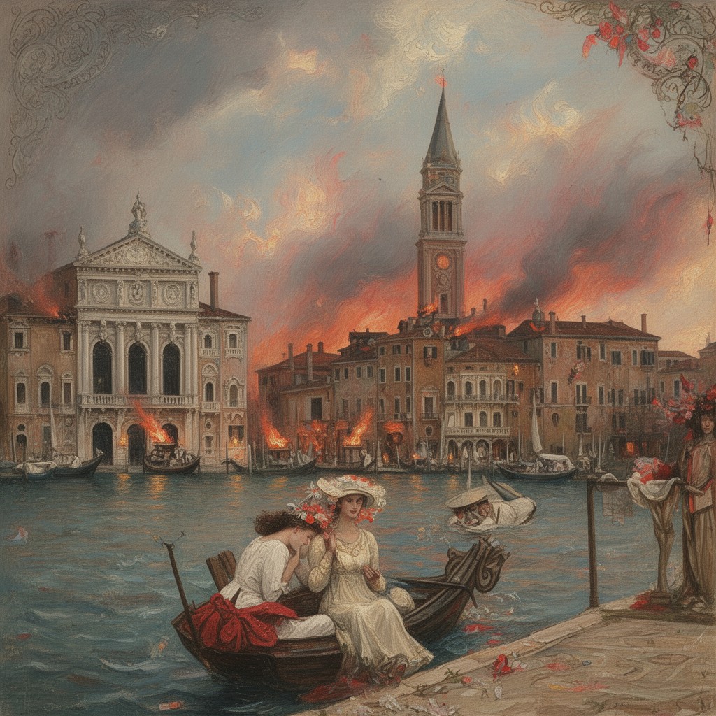 AI-generated illustration of Il fuoco