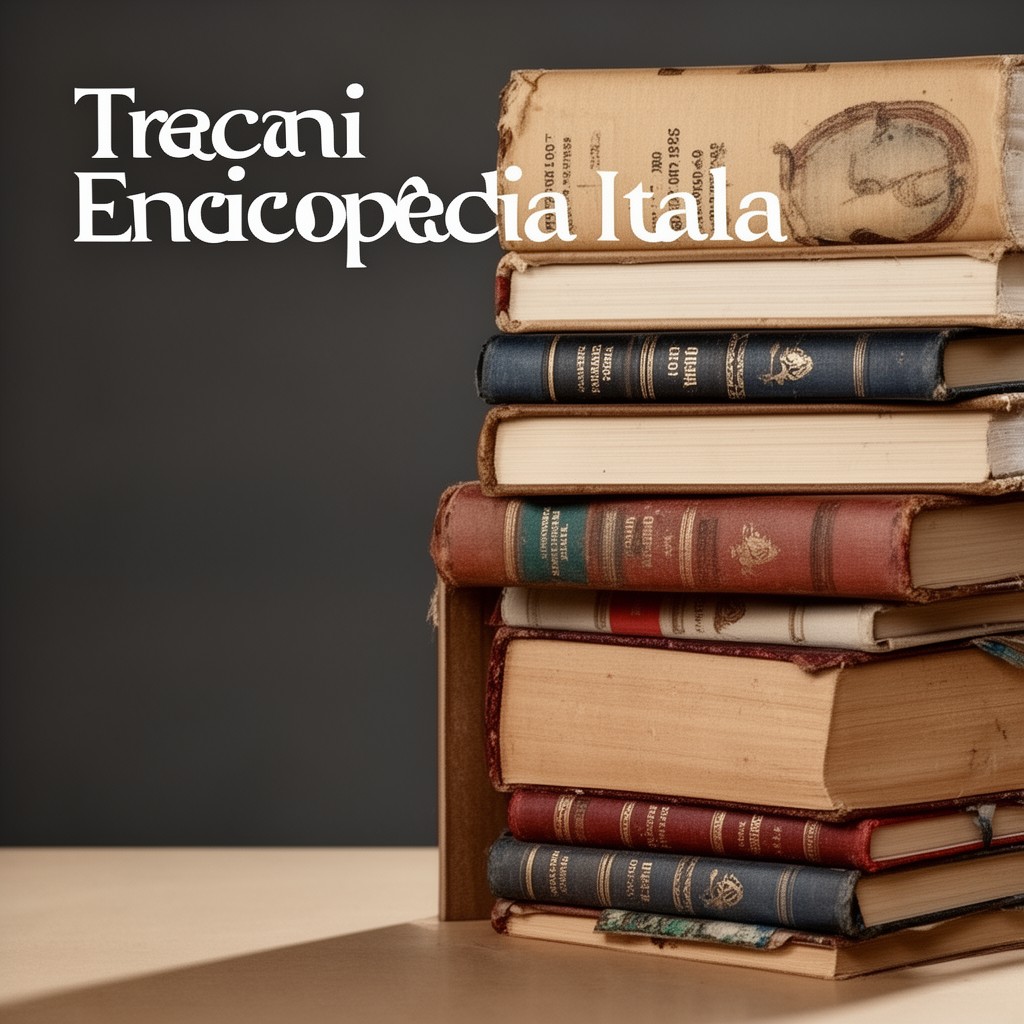 AI-generated illustration of Treccani Enciclopedia Italiana