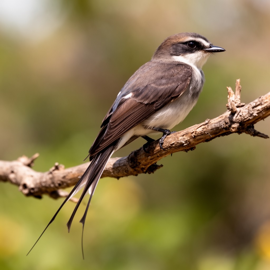 AI-generated illustration of Scissor-tailed flycatcher