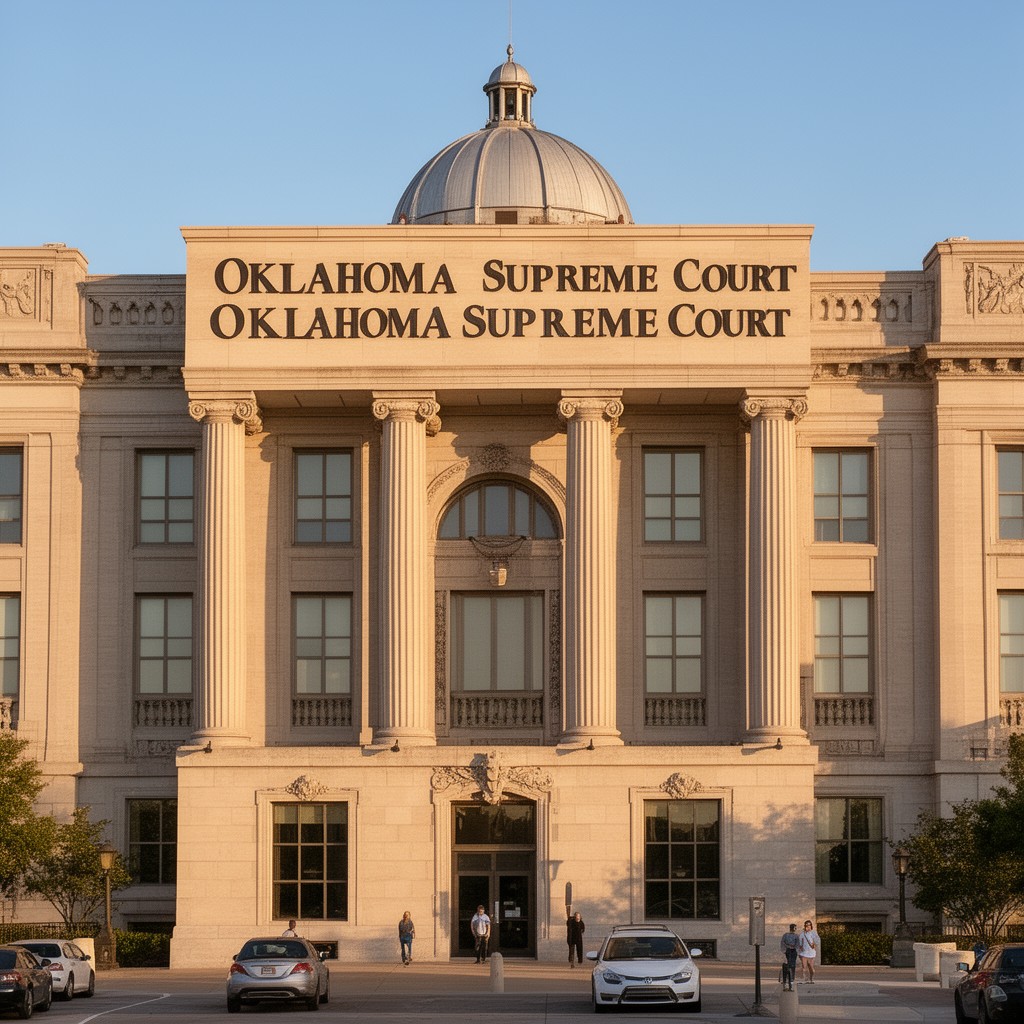 AI-generated illustration of Oklahoma Supreme Court