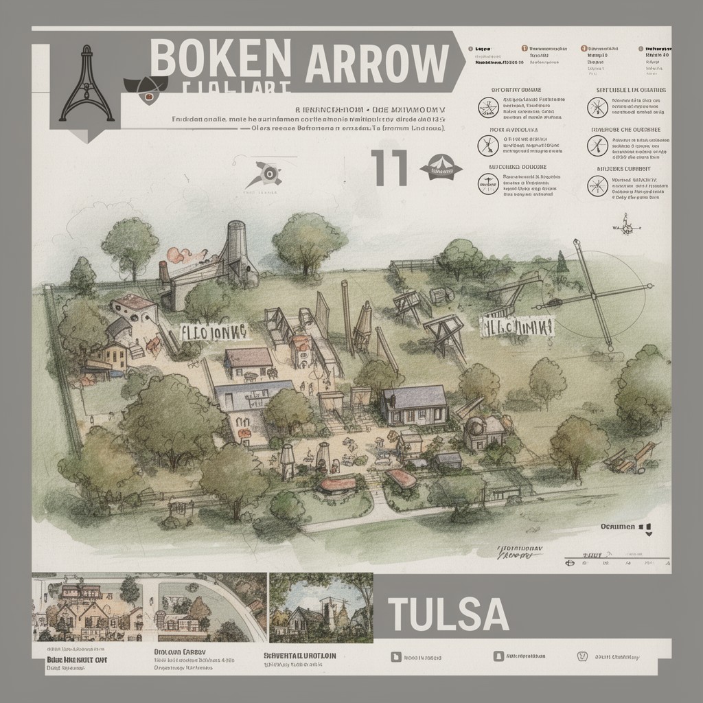 AI-generated illustration of Broken Arrow