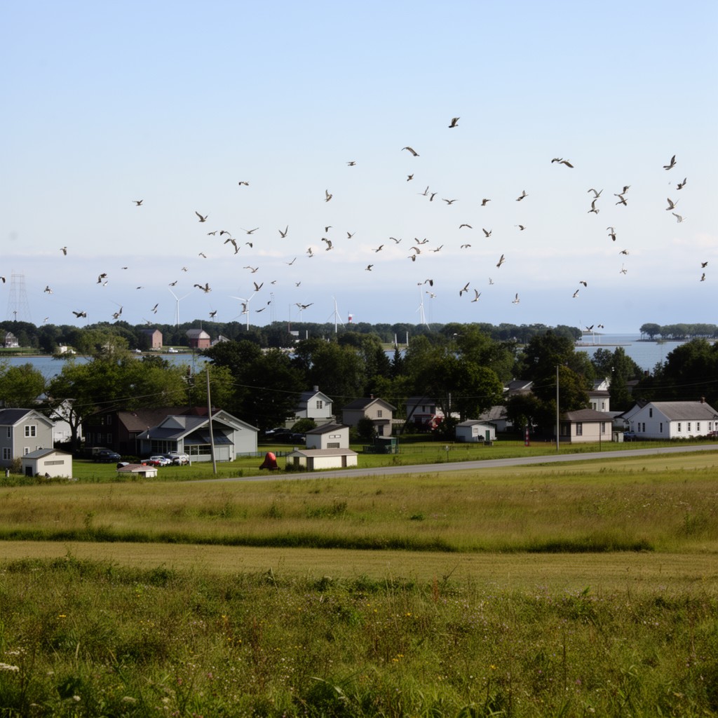 AI-generated illustration of Amherst Island
