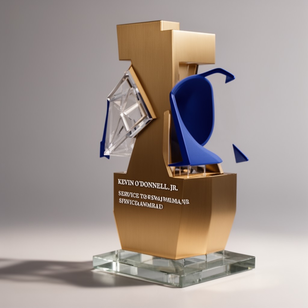 AI-generated illustration of Kevin O’Donnell Jr. Service to SFWA Award