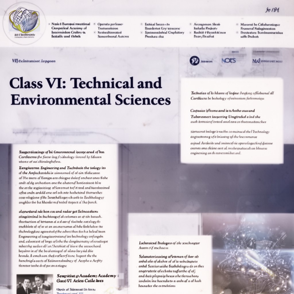 AI-generated illustration of Class VI: Technical and Environmental Sciences