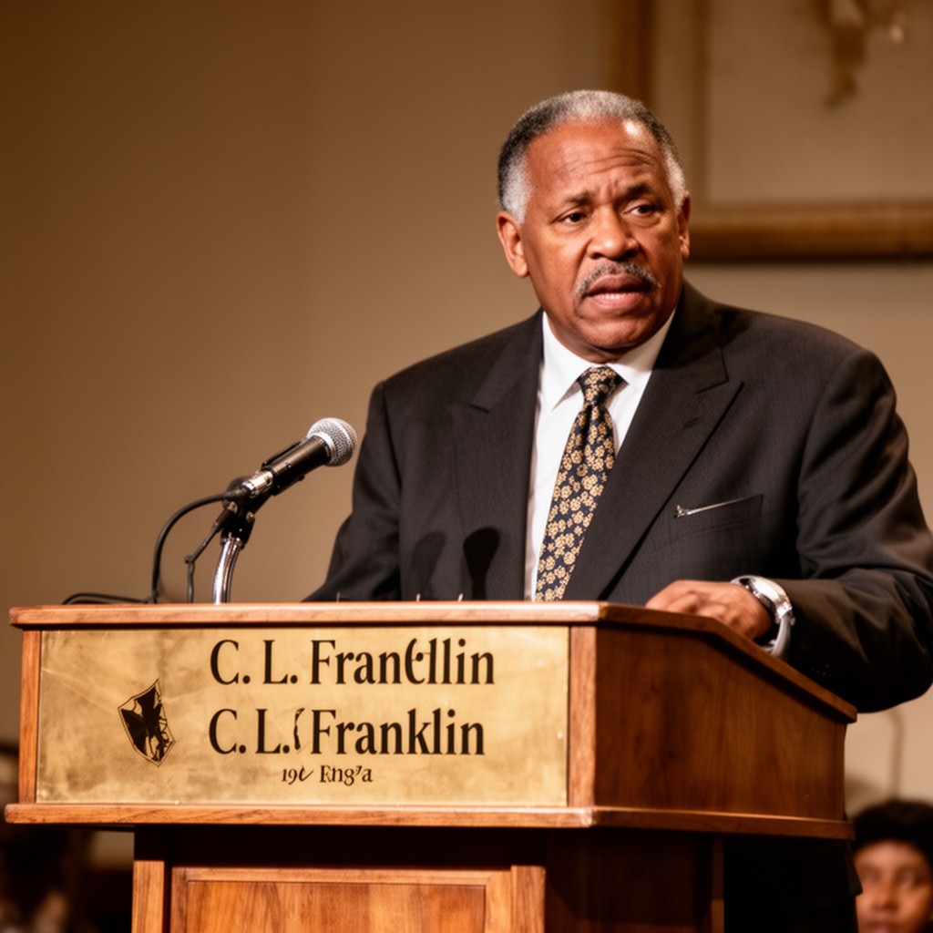 AI-generated illustration of C. L. Franklin