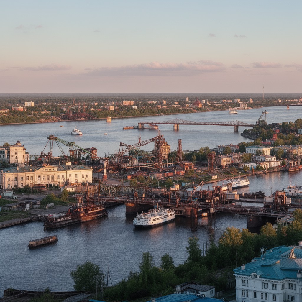 AI-generated illustration of Volga region