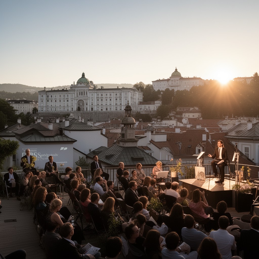 AI-generated illustration of Festspielgespräche Salzburg