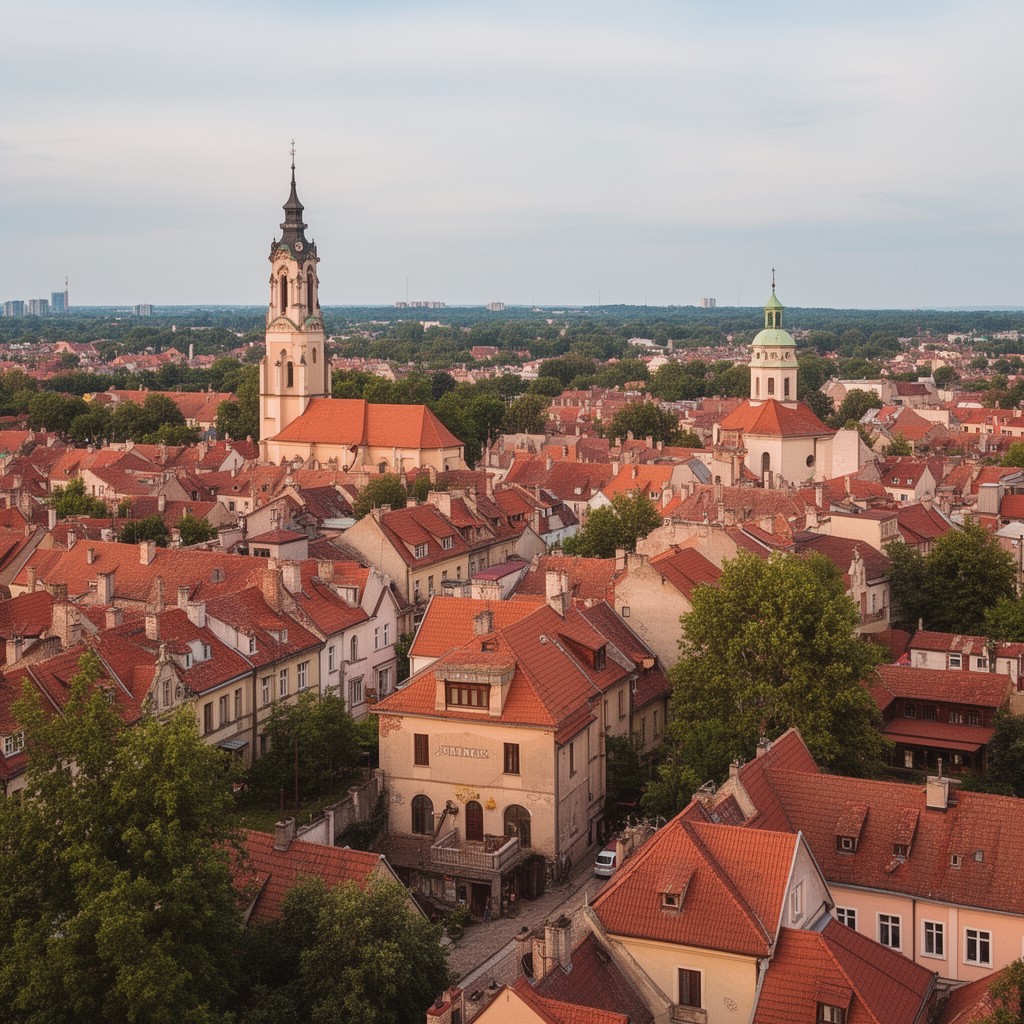 AI-generated illustration of Płońsk
