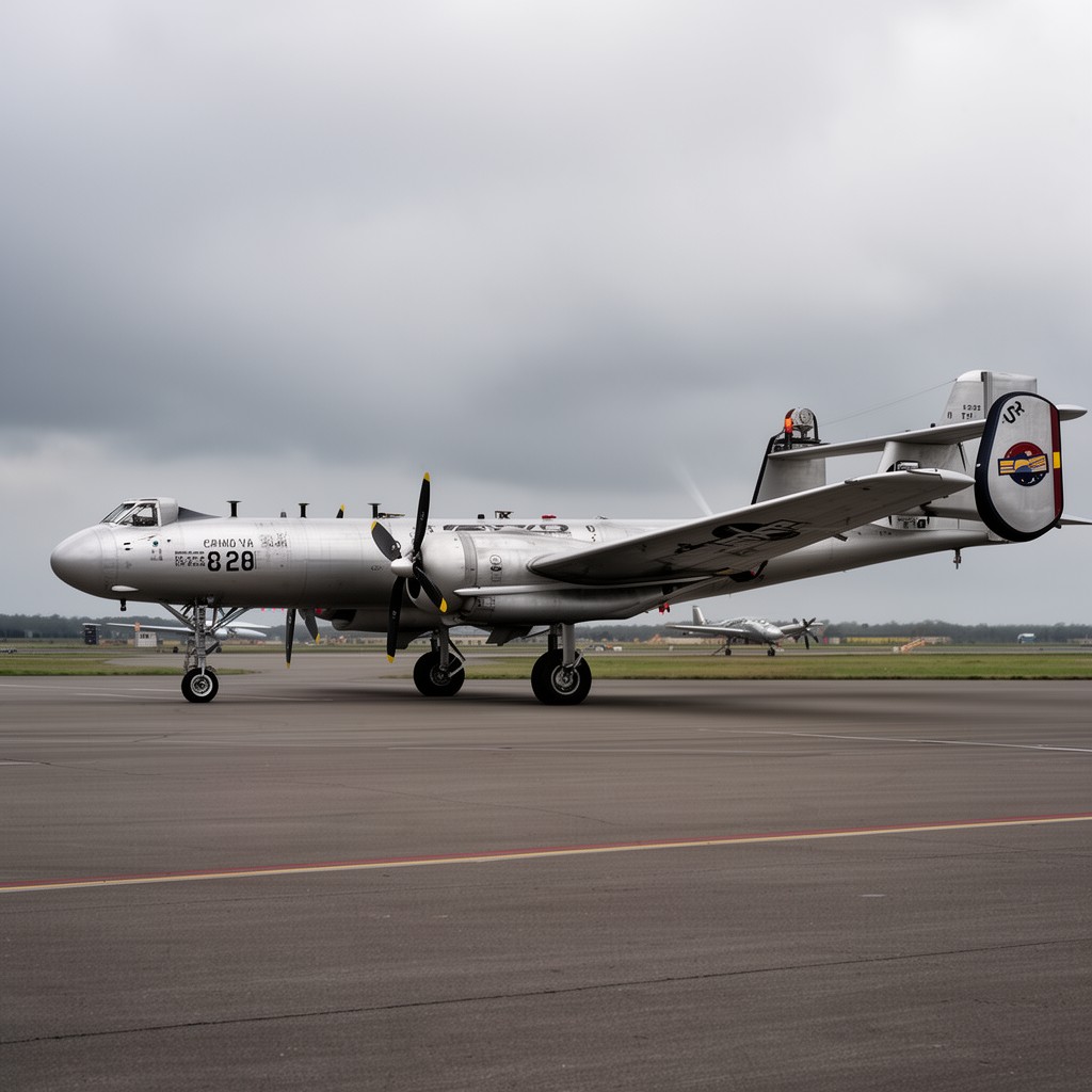 AI-generated illustration of Convair T-29