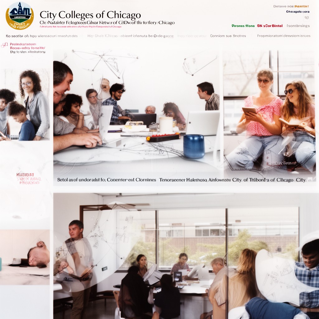 AI-generated illustration of City Colleges of Chicago