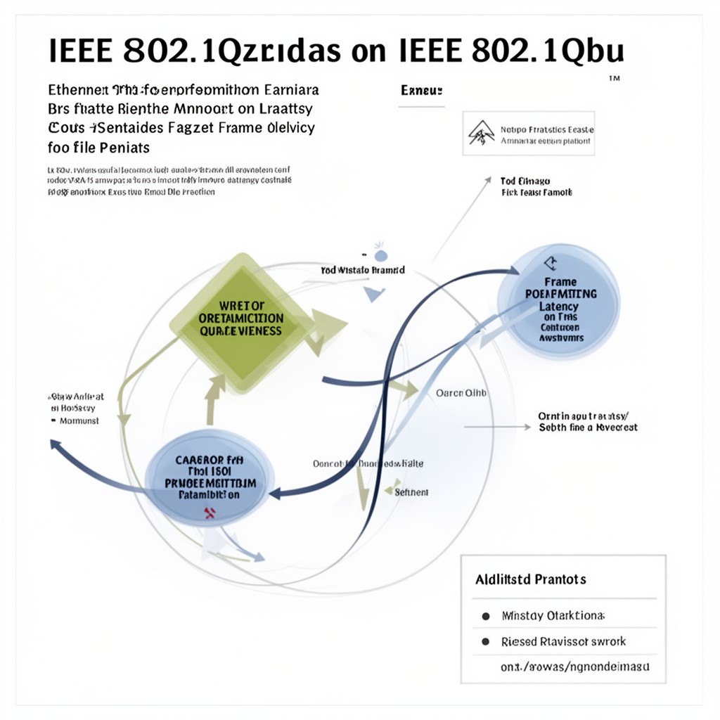 AI-generated illustration of IEEE 802.1Qbu