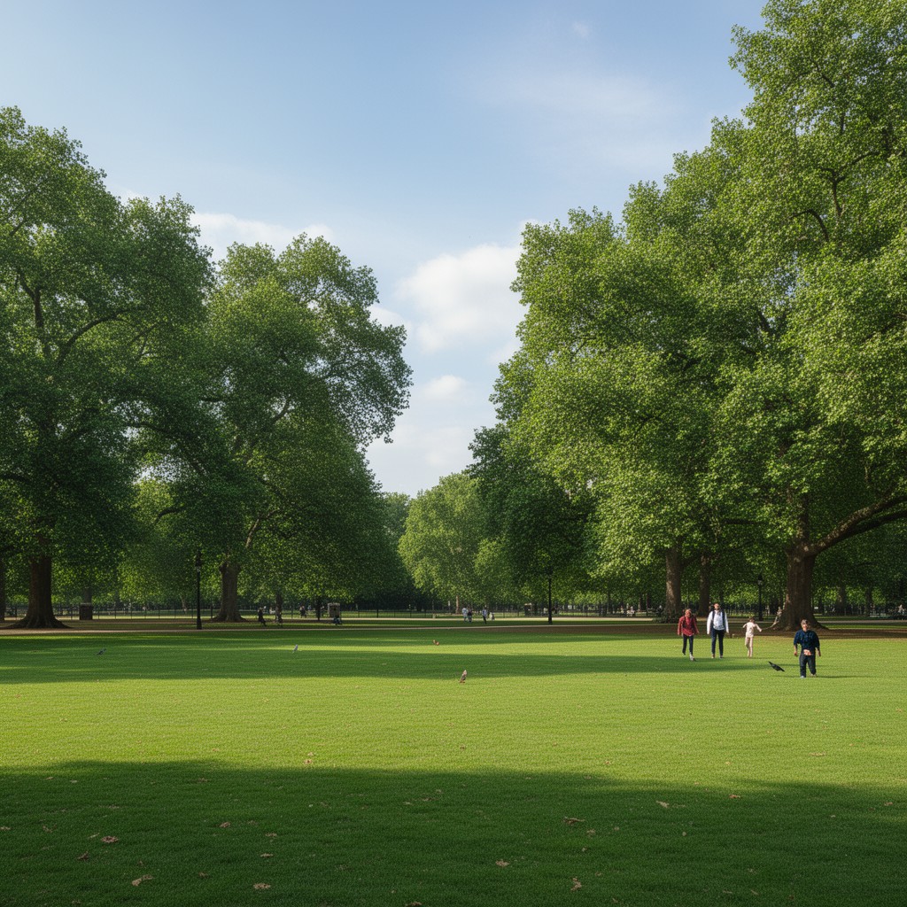 AI-generated illustration of Green Park