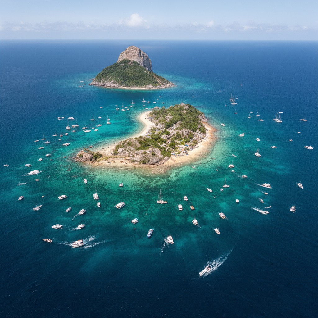 AI-generated illustration of Spratly Islands