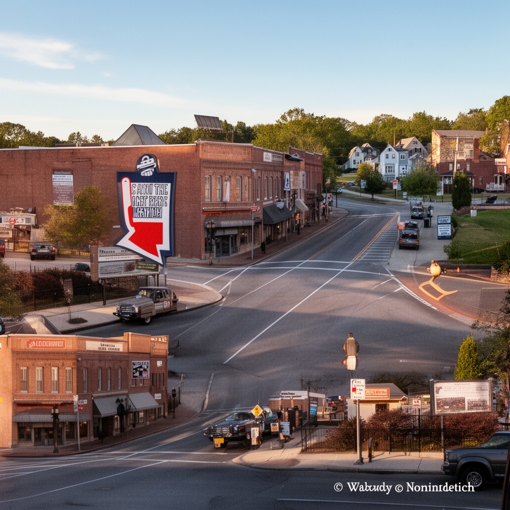 AI-generated illustration of Mebane, North Carolina