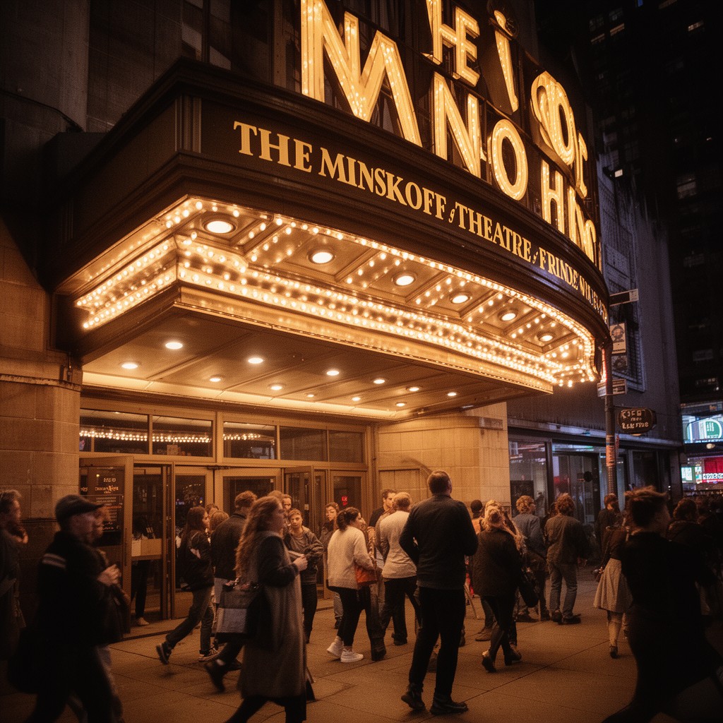 AI-generated illustration of Minskoff Theatre