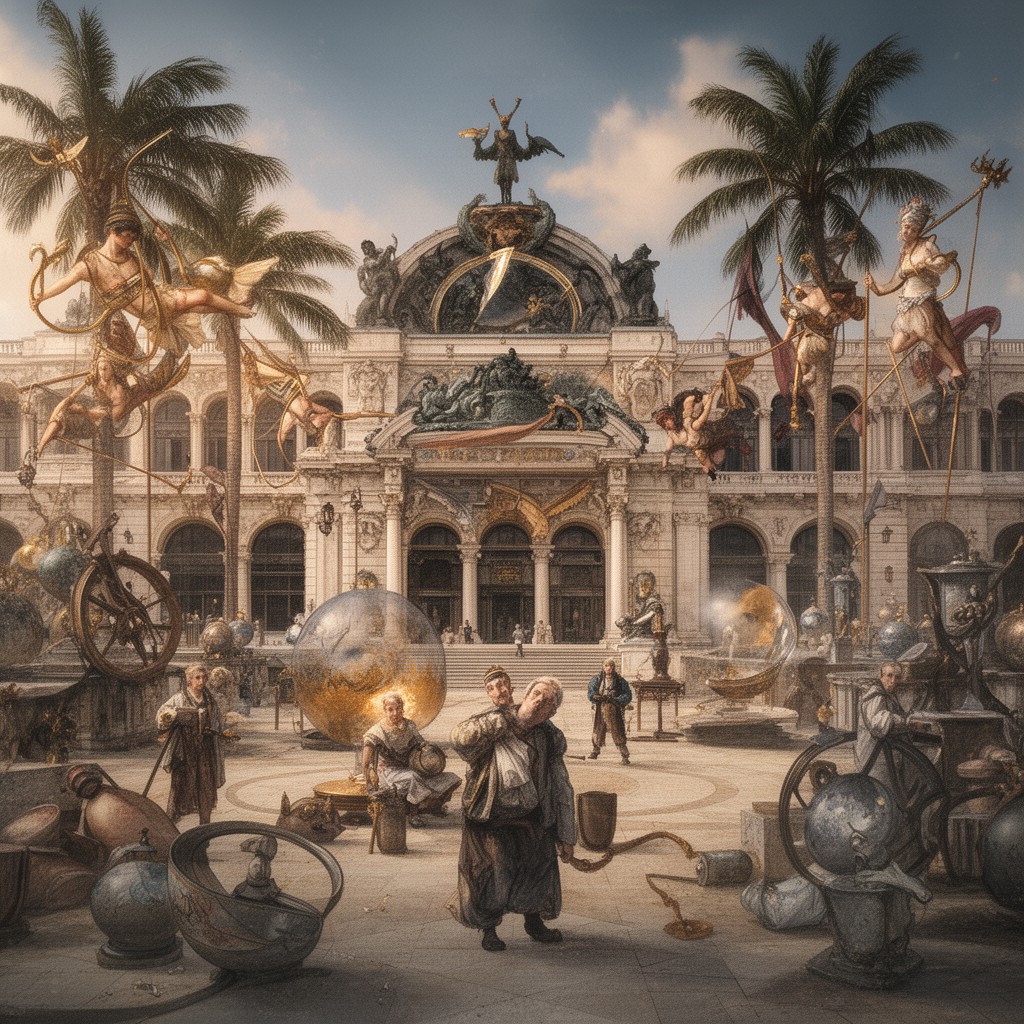 AI-generated illustration of Kunsthistorisches Museum