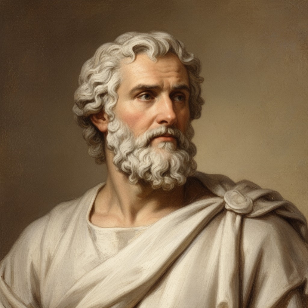 AI-generated illustration of Chrysippus of Soli