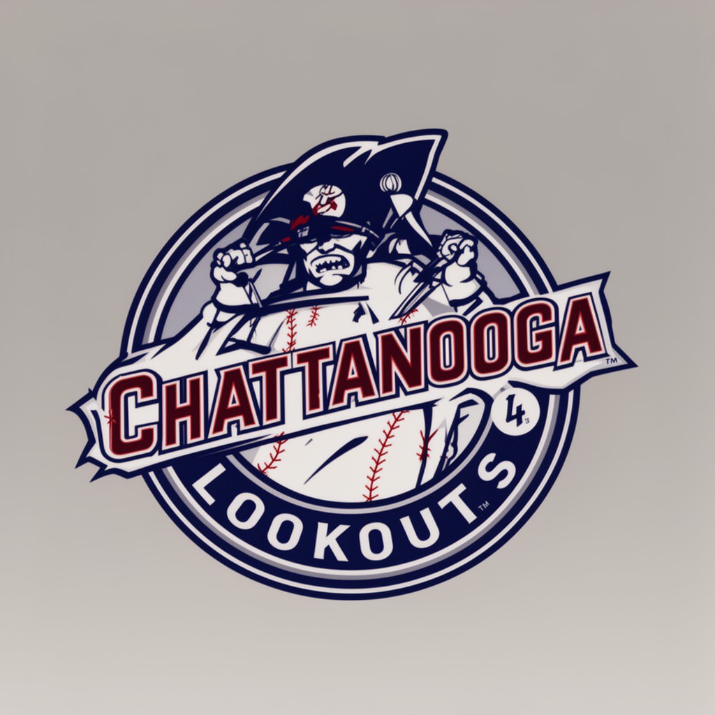 AI-generated illustration of Chattanooga Lookouts