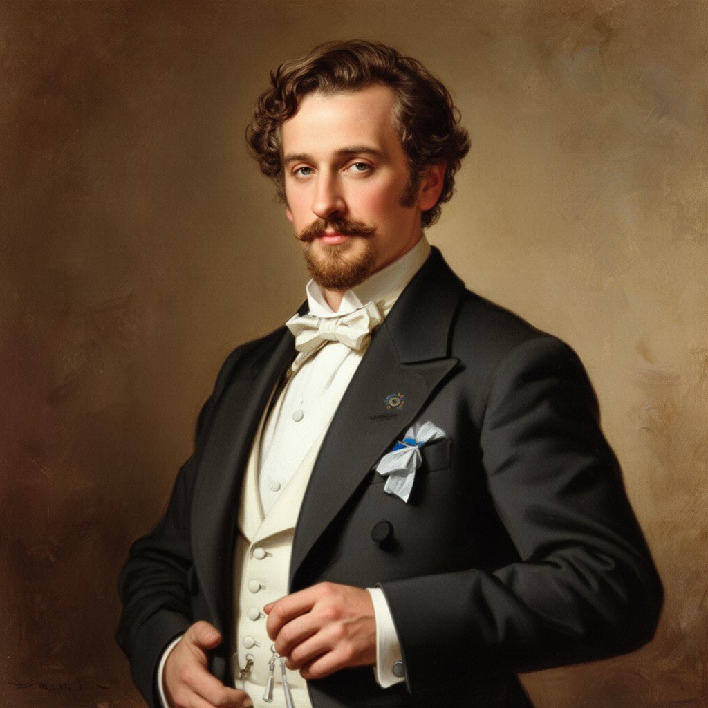 AI-generated illustration of Johann Strauss II