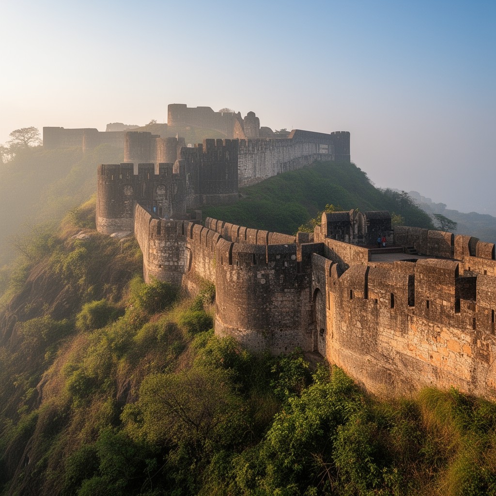 AI-generated illustration of Raigad Fort