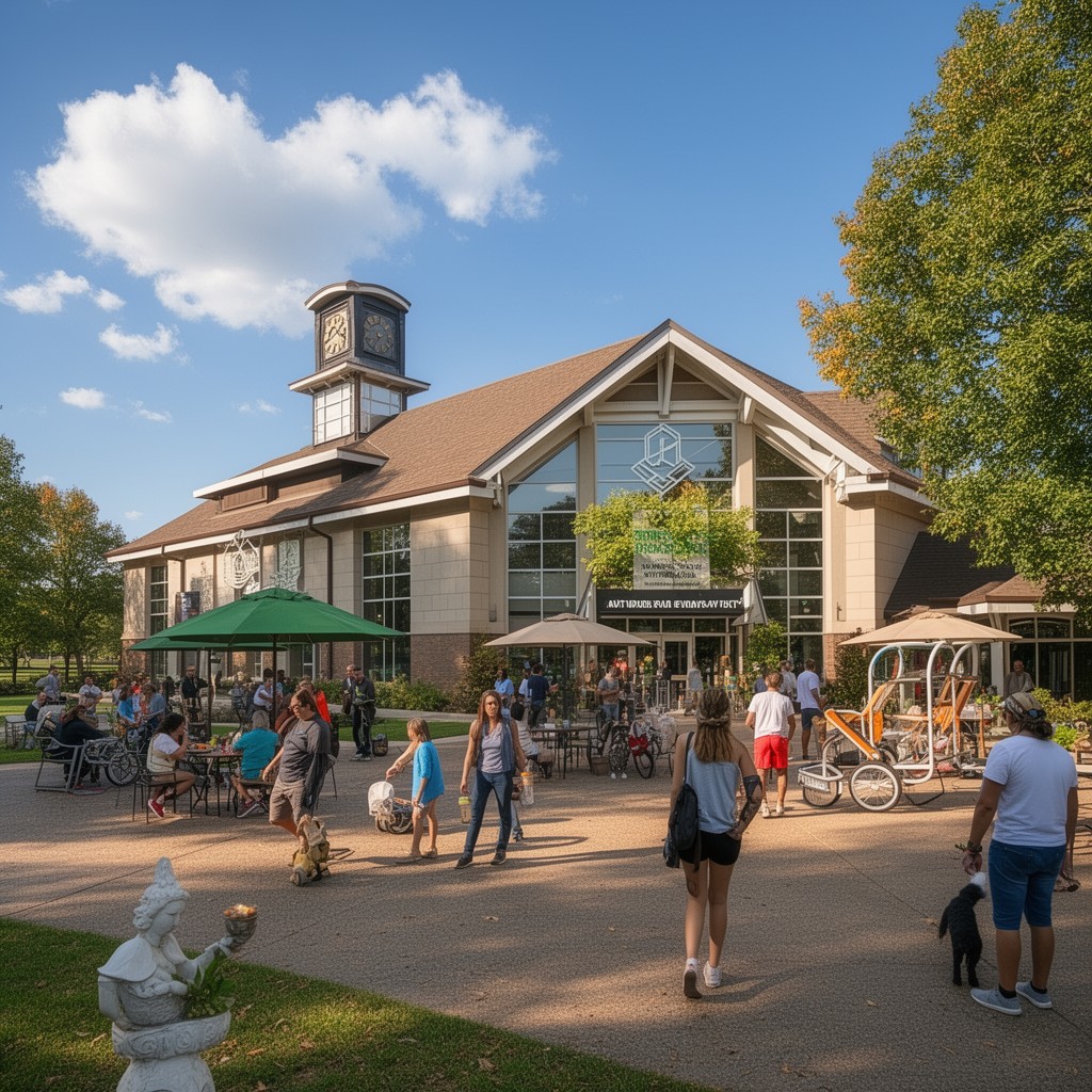AI-generated illustration of Downers Grove Park District