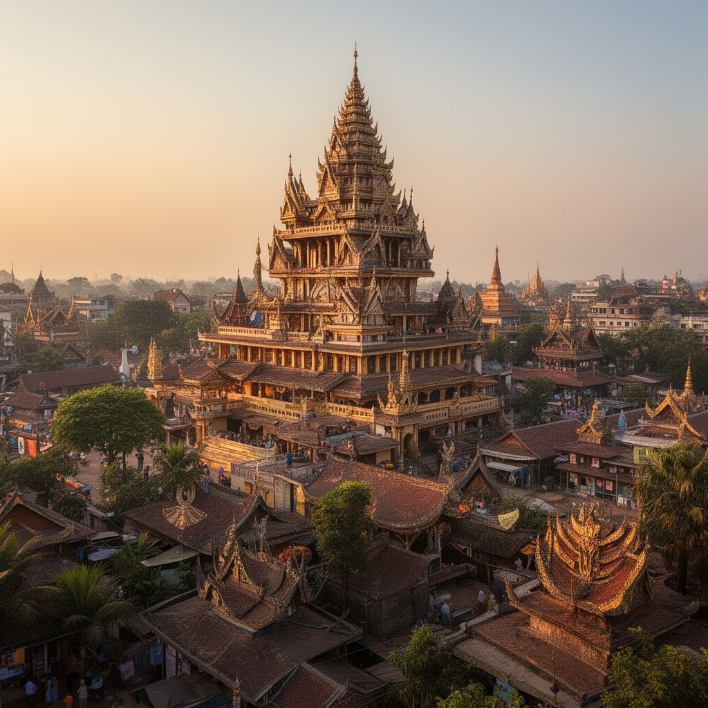 AI-generated illustration of Mandalay