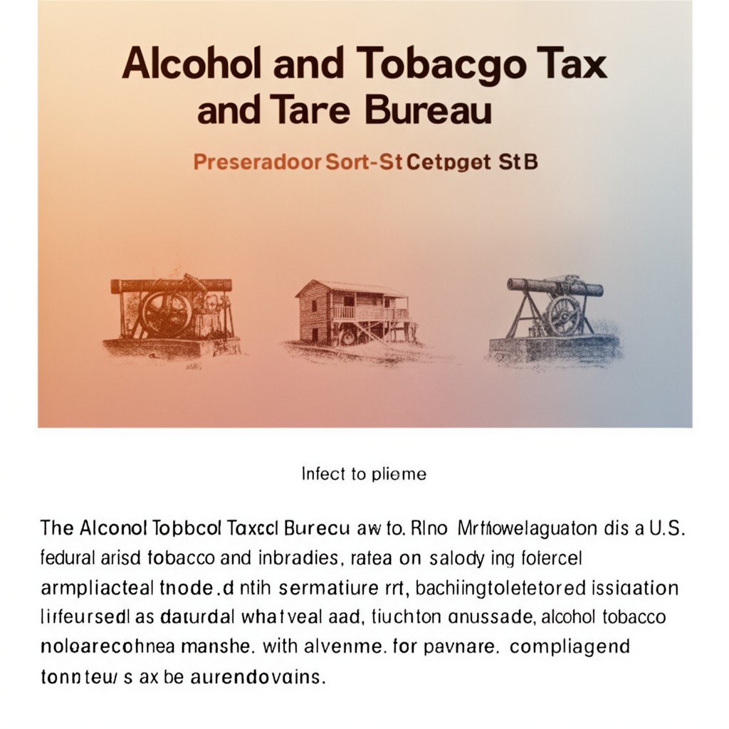 AI-generated illustration of Alcohol and Tobacco Tax and Trade Bureau