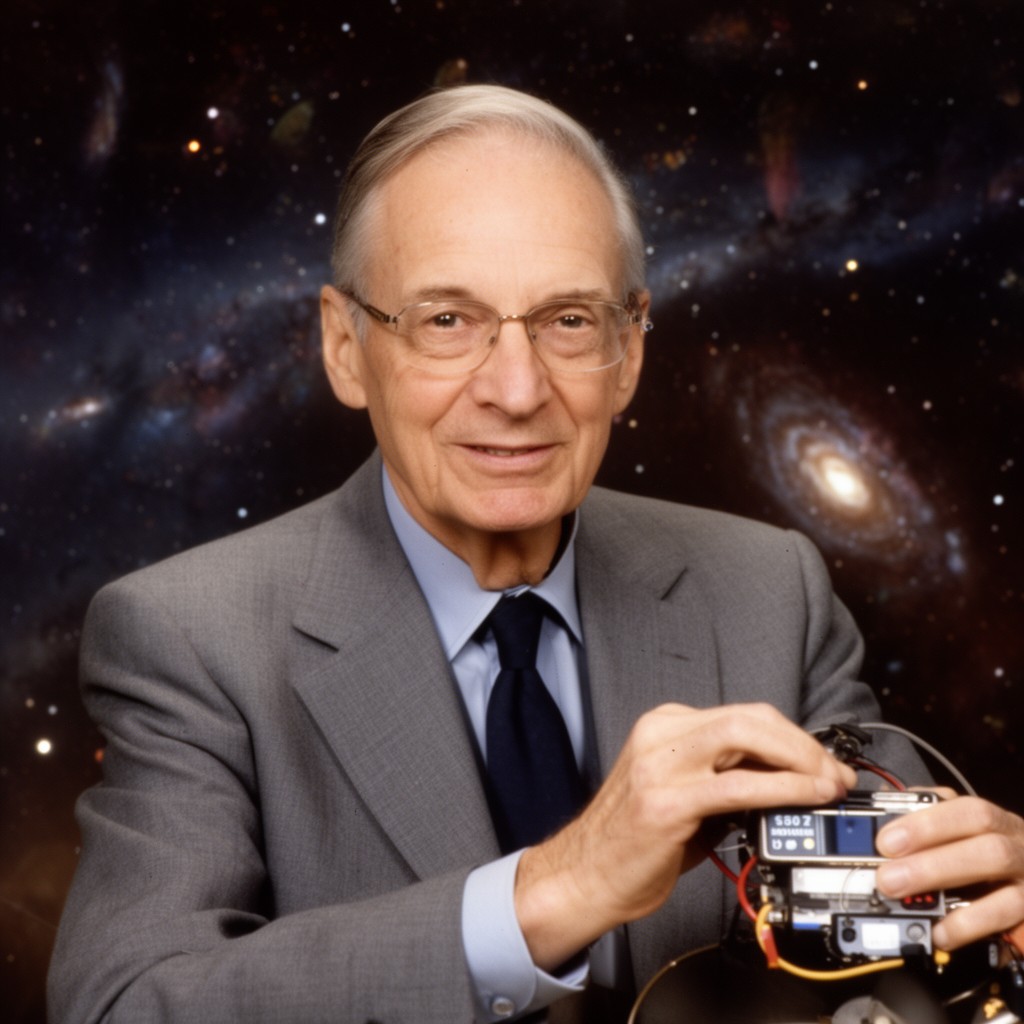 AI-generated illustration of Eugene N. Parker