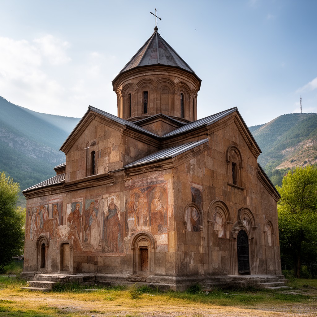 AI-generated illustration of Ateni Sioni Church