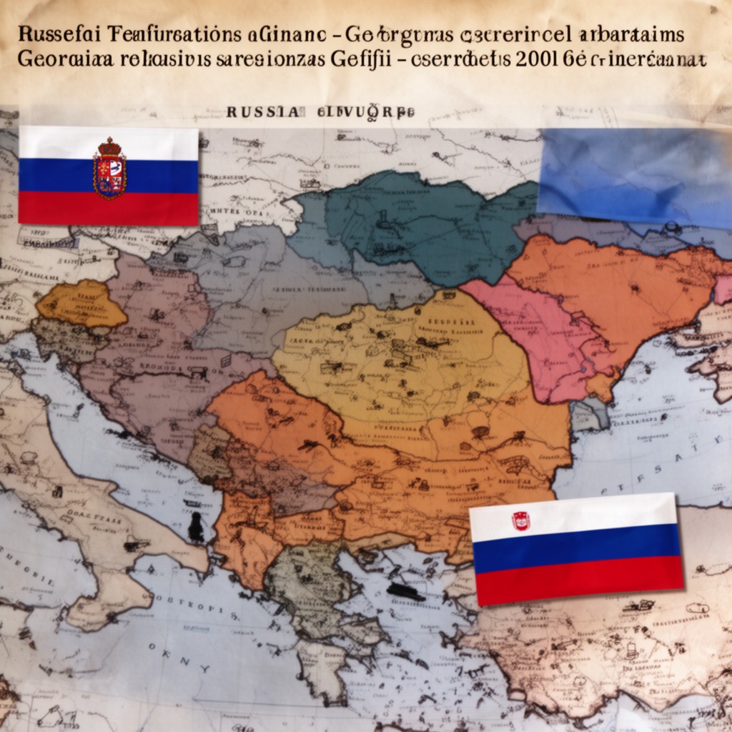 AI-generated illustration of Russia–Georgia relations