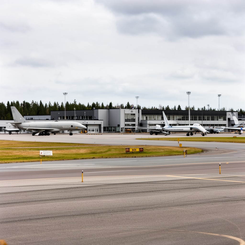 AI-generated illustration of Rissala Air Base