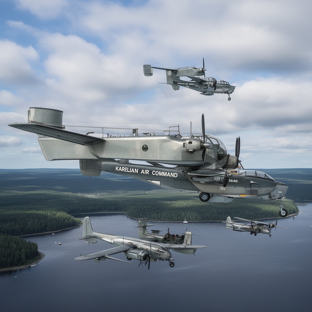 AI-generated illustration of Karelian Air Command