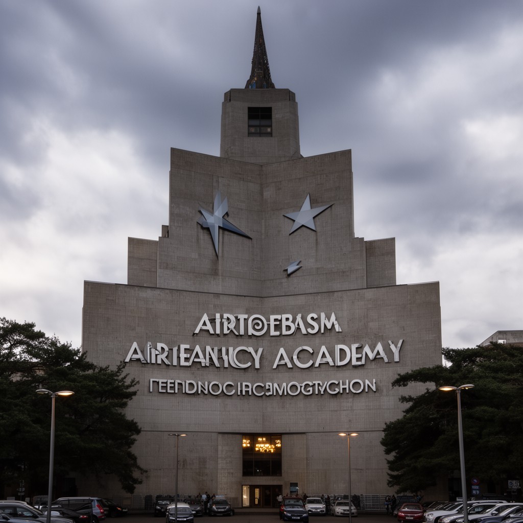 AI-generated illustration of Air Force Academy