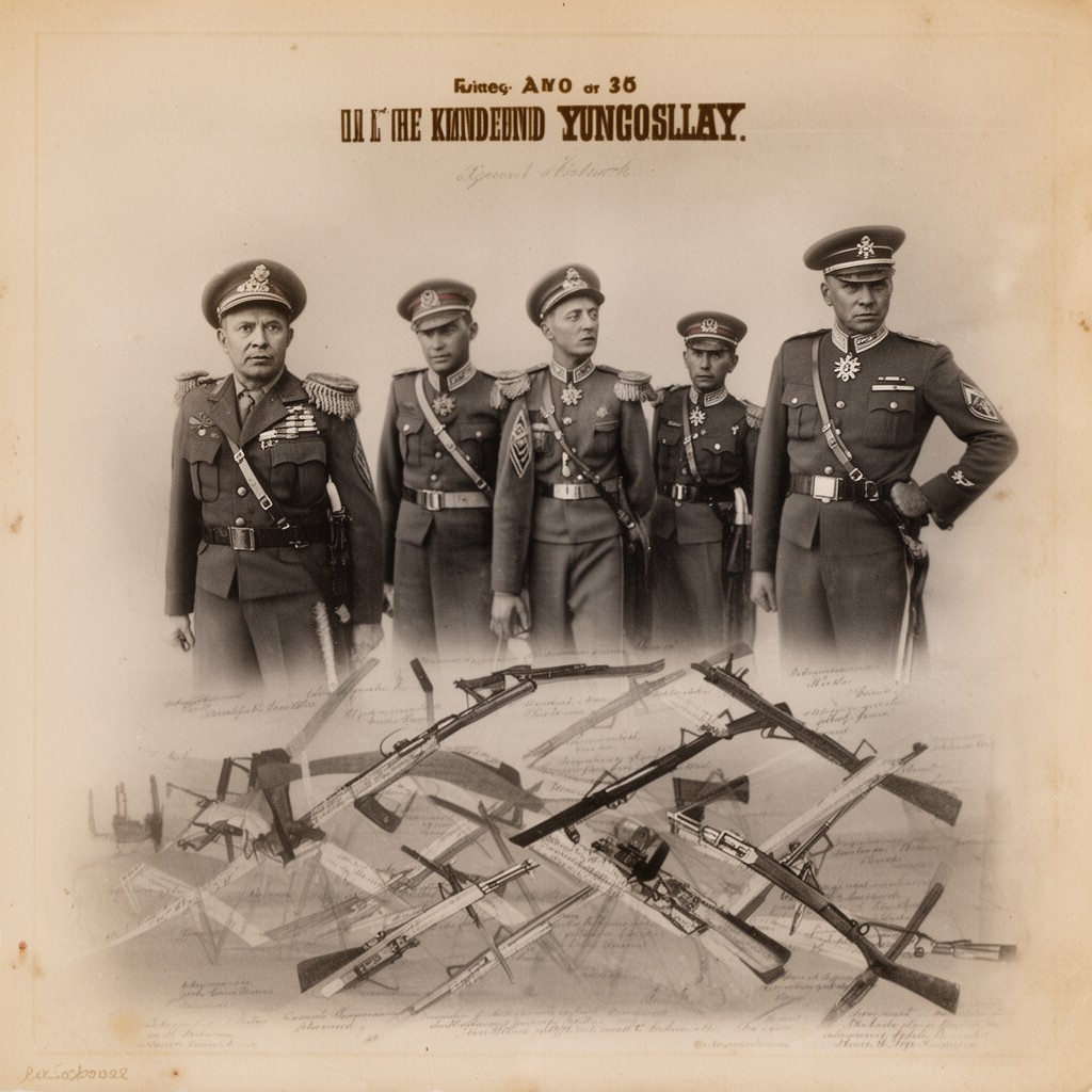AI-generated illustration of Royal Yugoslav Army