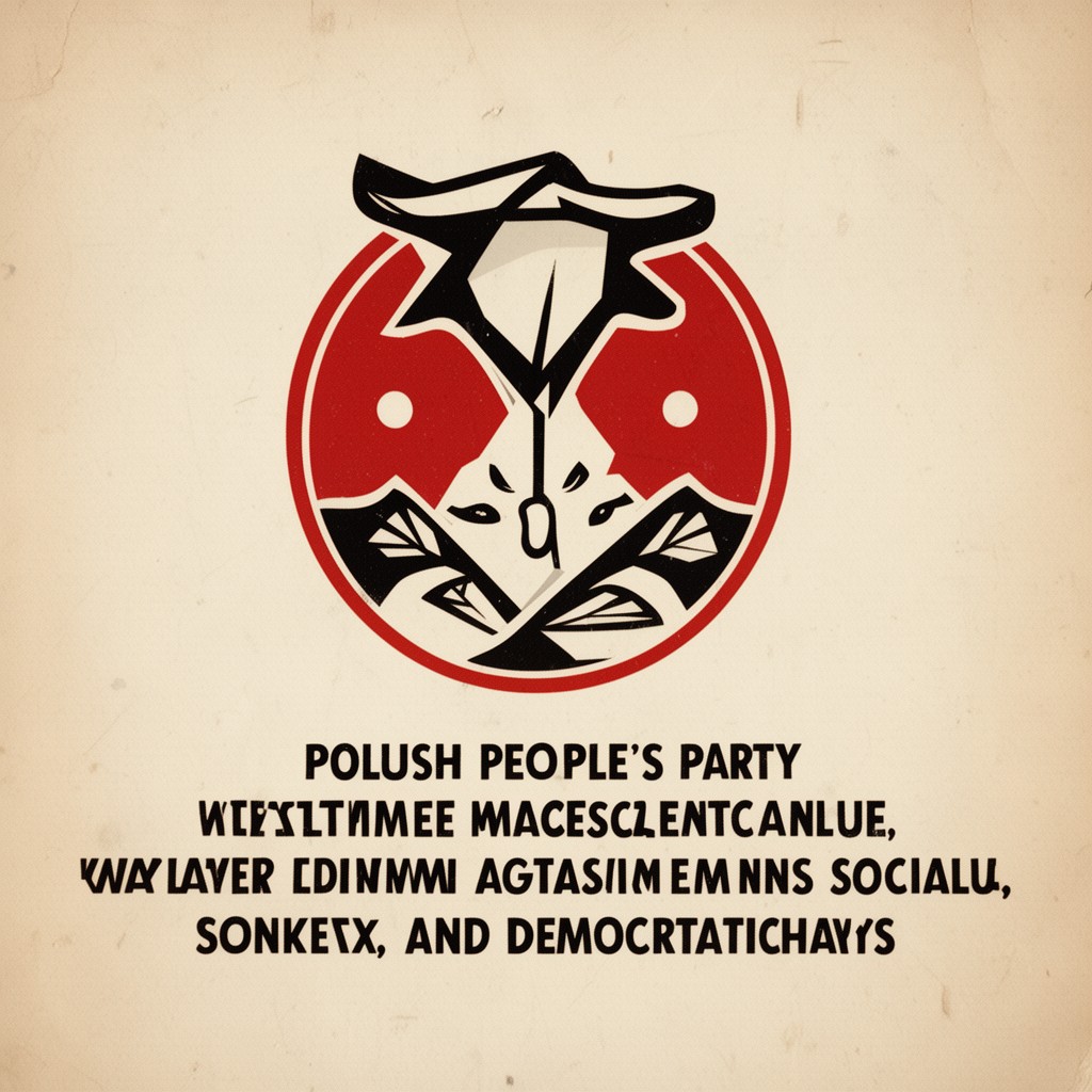 AI-generated illustration of Polish People's Party "Wyzwolenie"