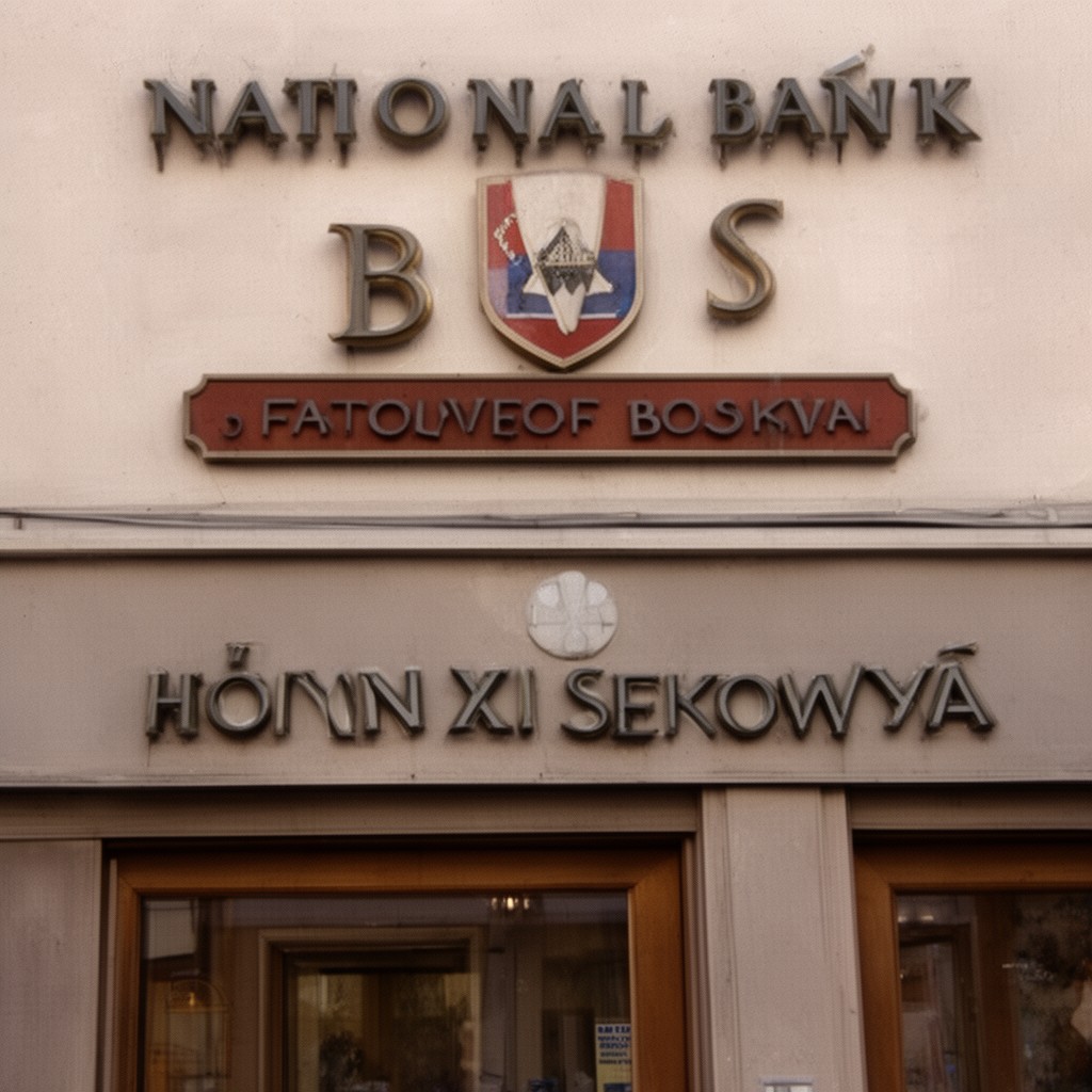 AI-generated illustration of National Bank of Slovakia
