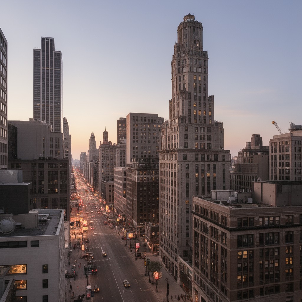 AI-generated illustration of Commission on Chicago Landmarks