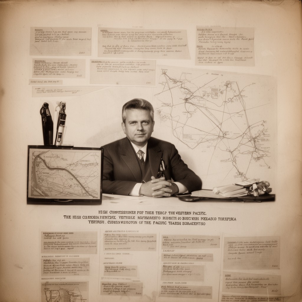 AI-generated illustration of High Commissioner for the Western Pacific
