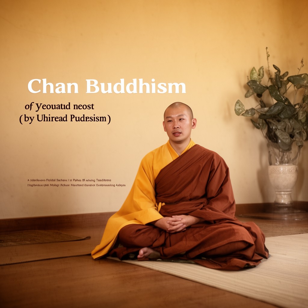 AI-generated illustration of Chan Buddhism