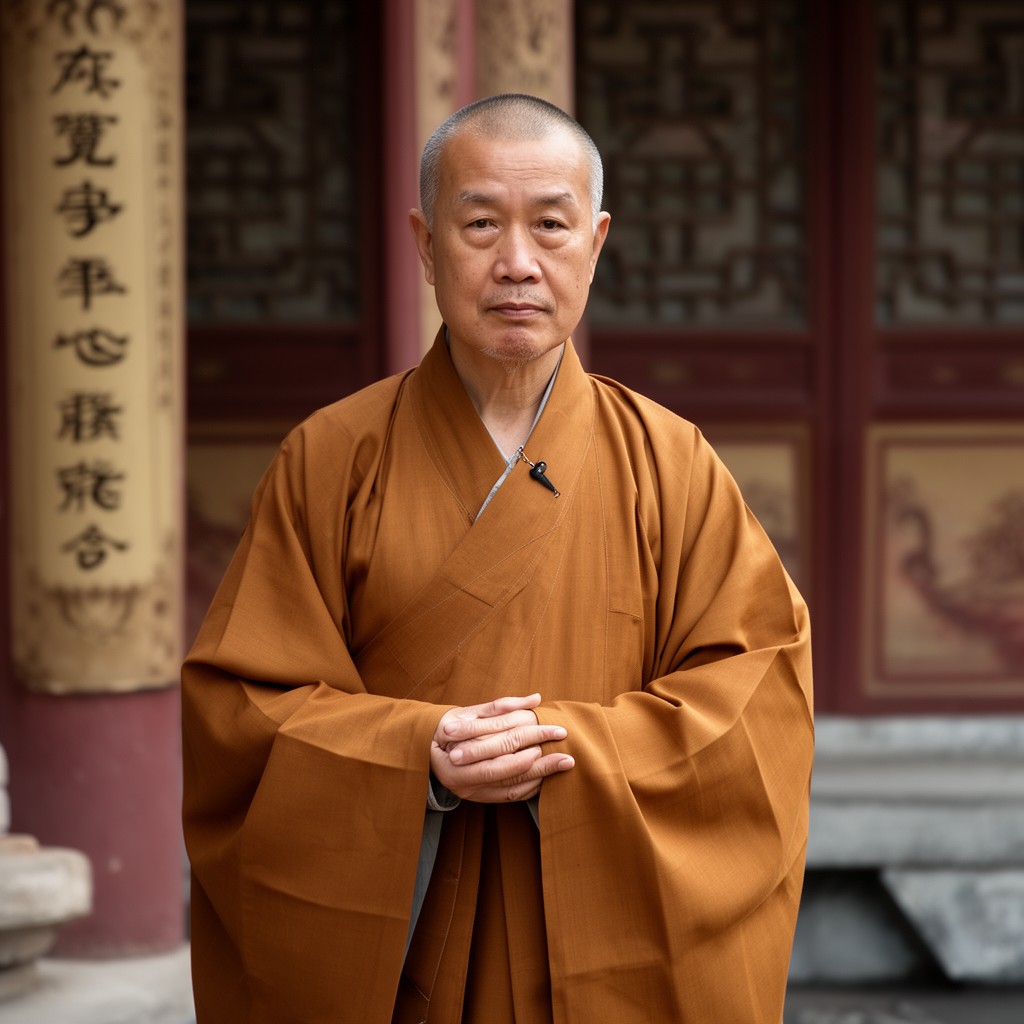 AI-generated illustration of Master Baiguang