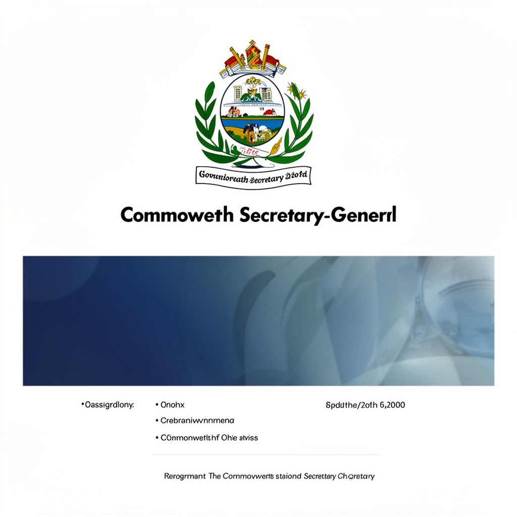 AI-generated illustration of Commonwealth Secretary-General