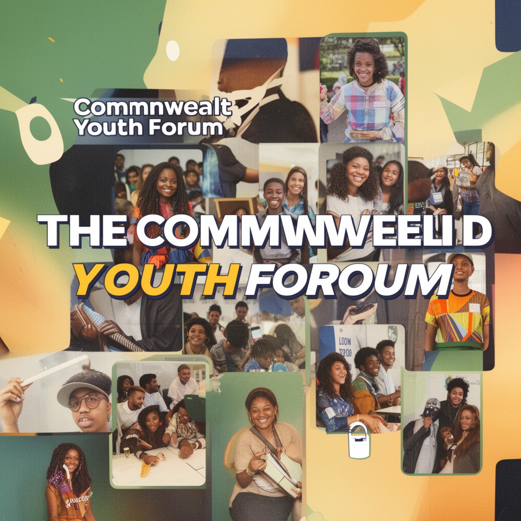 AI-generated illustration of Commonwealth Youth Forum