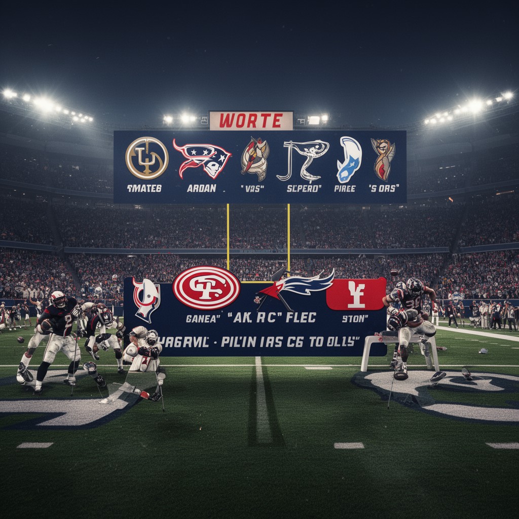 AI-generated illustration of NFC East