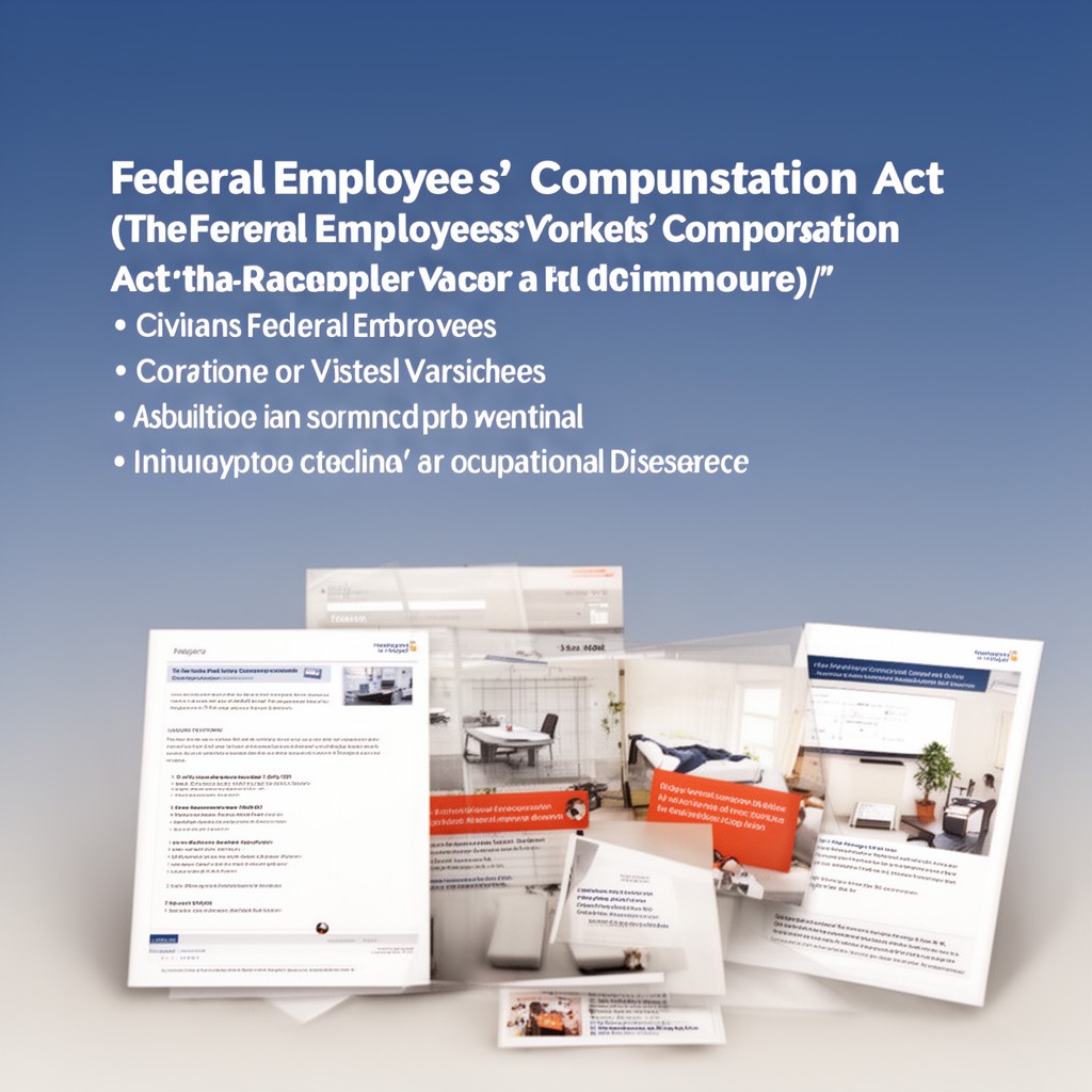 AI-generated illustration of Federal Employees’ Compensation Act