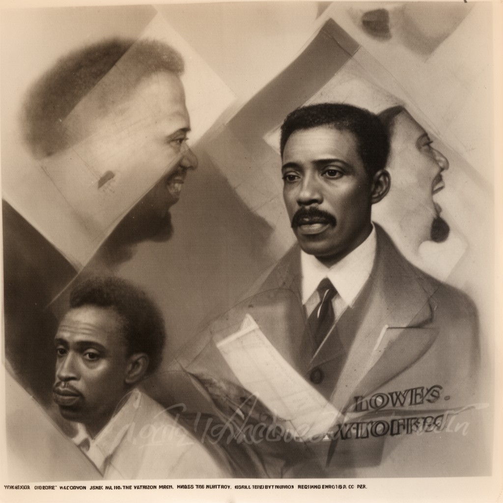 AI-generated illustration of James Weldon Johnson