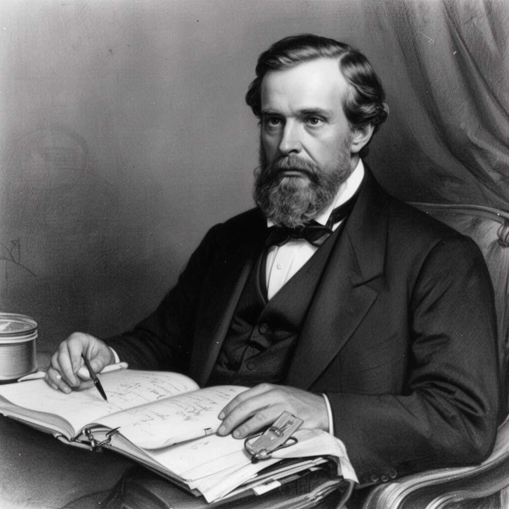 AI-generated illustration of Stephen A. Douglas