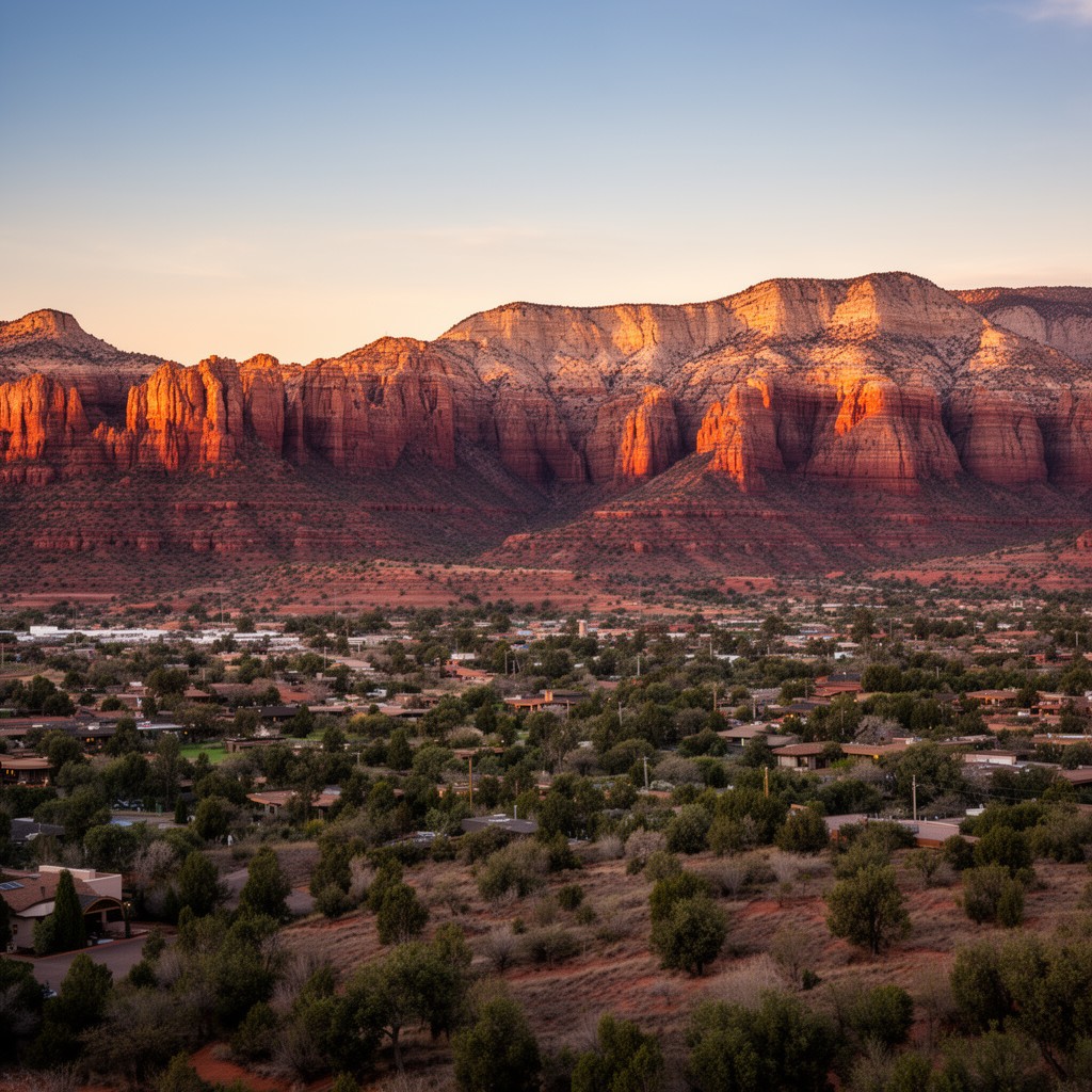 AI-generated illustration of Sedona
