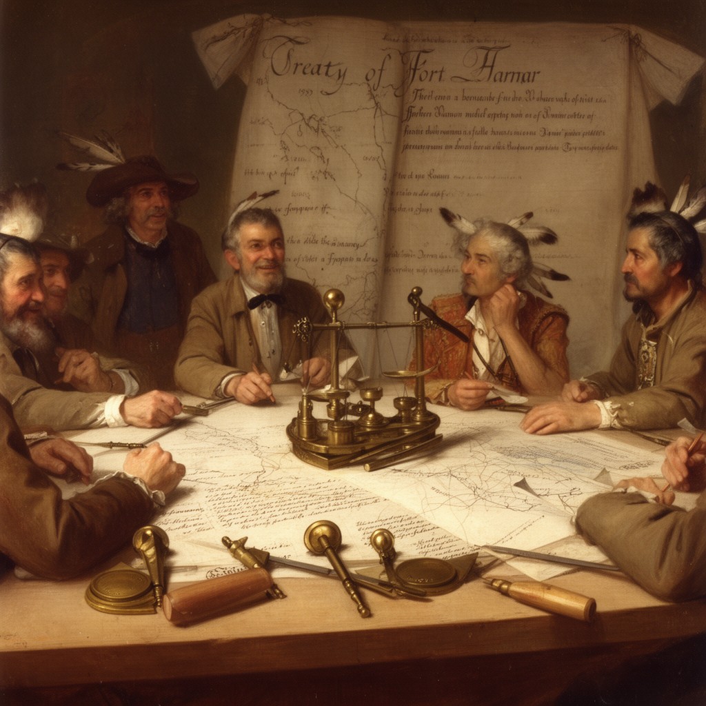 AI-generated illustration of Treaty of Fort Harmar