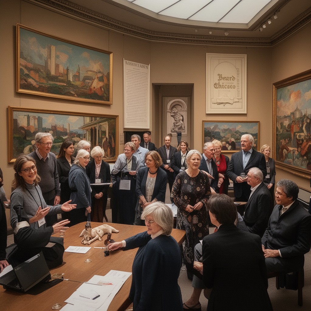 AI-generated illustration of Board of Trustees of the Art Institute of Chicago
